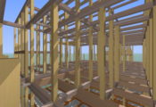 3D構造フレーム　高畑の家Ⅱ